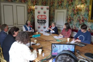 enregistrement de l'émission "La France à découvrir" de Christophe Jicquel chez Sud Radio