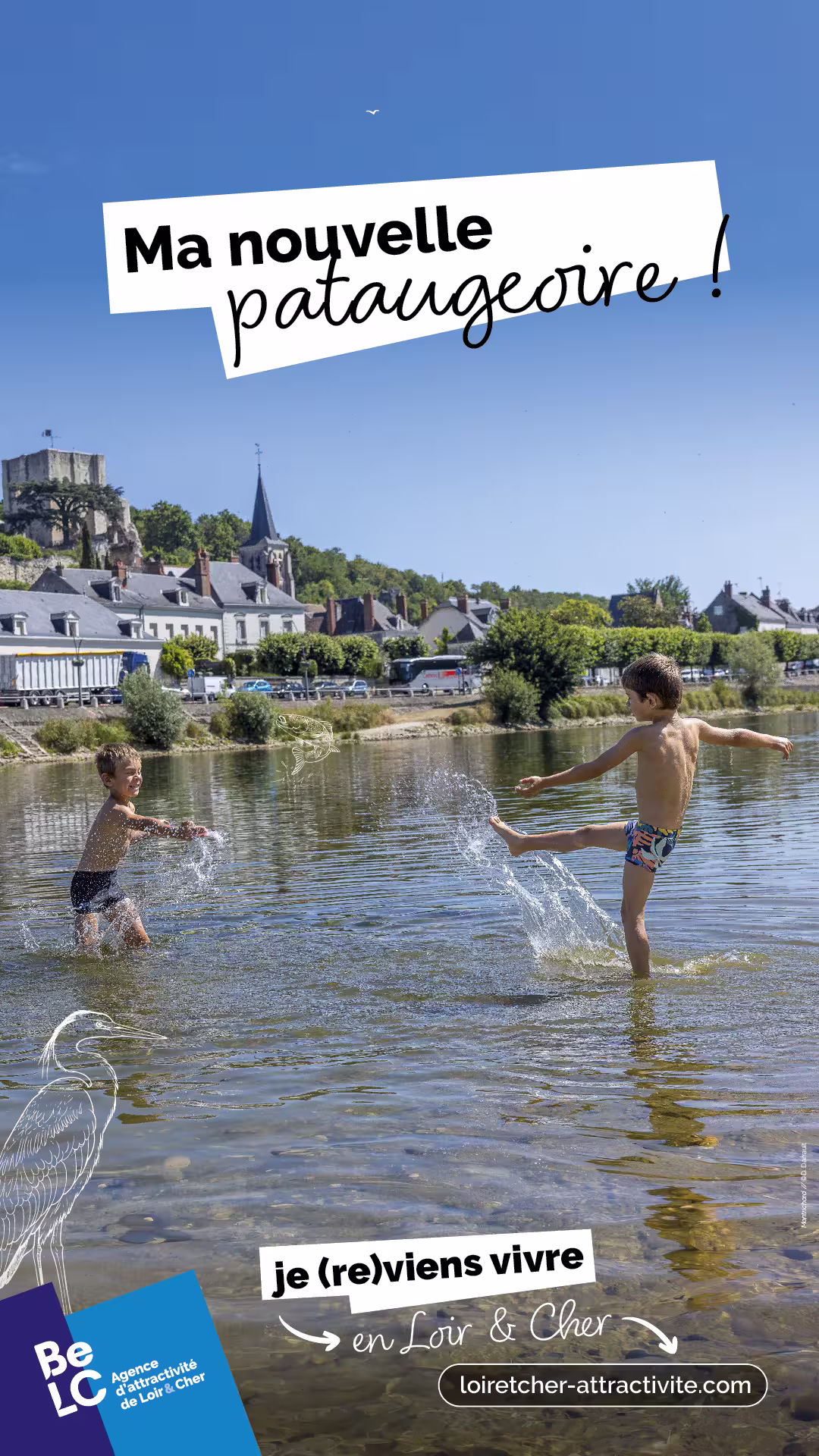 Nouvelle pataugeoire - je (re)viens en Loir-et-Cher